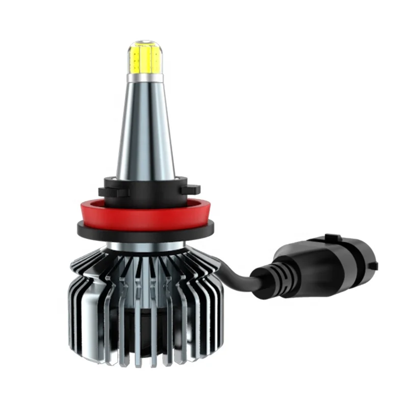 360 Glow Single Beam H1 H7 H11 9006 LED Headlights 55W 6000LM Led Light Headlamps with Built-in Driver for Nissan Honda Toyota