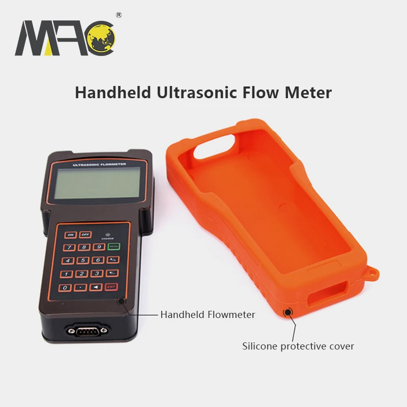 Macsensor portable single liquid flowmeter rinsing ultrasonic portable river