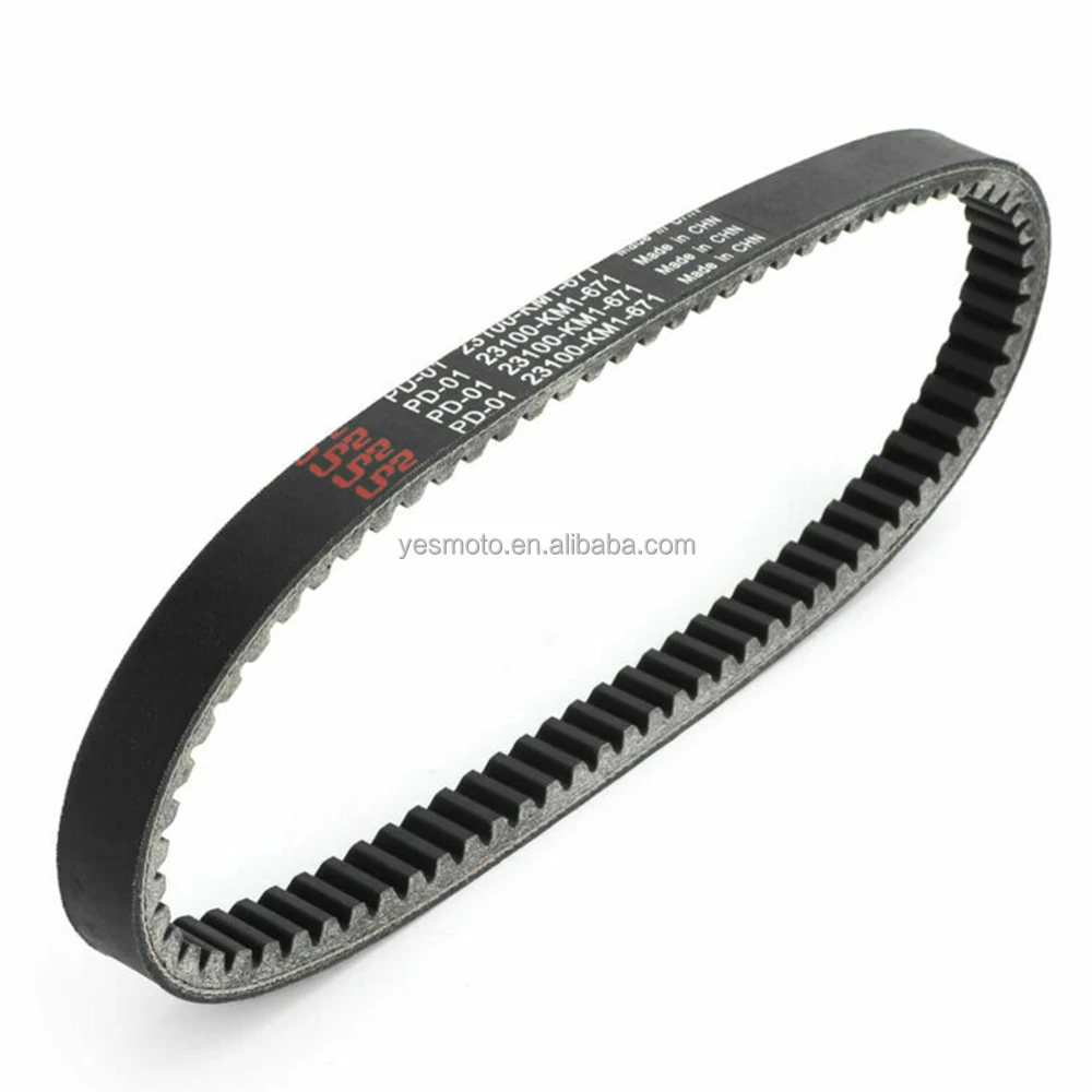 Black motorcycle Premium Fiber Drive Belt For Honda CH250 Elite 1985-1990  CN250 Helix CN250 Spazio 1986 1987 1988  -2007