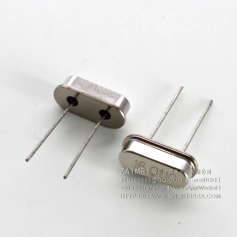(1Bag=10Pcs) HC-49S Passive Crystal 16MHz Inline 2 Pin 16M Quartz Crystal