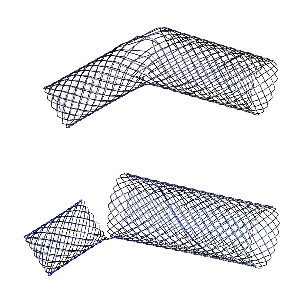 Medical Nitinol Expandable Duodenal Stent Silicone Covered Intestinal Stent