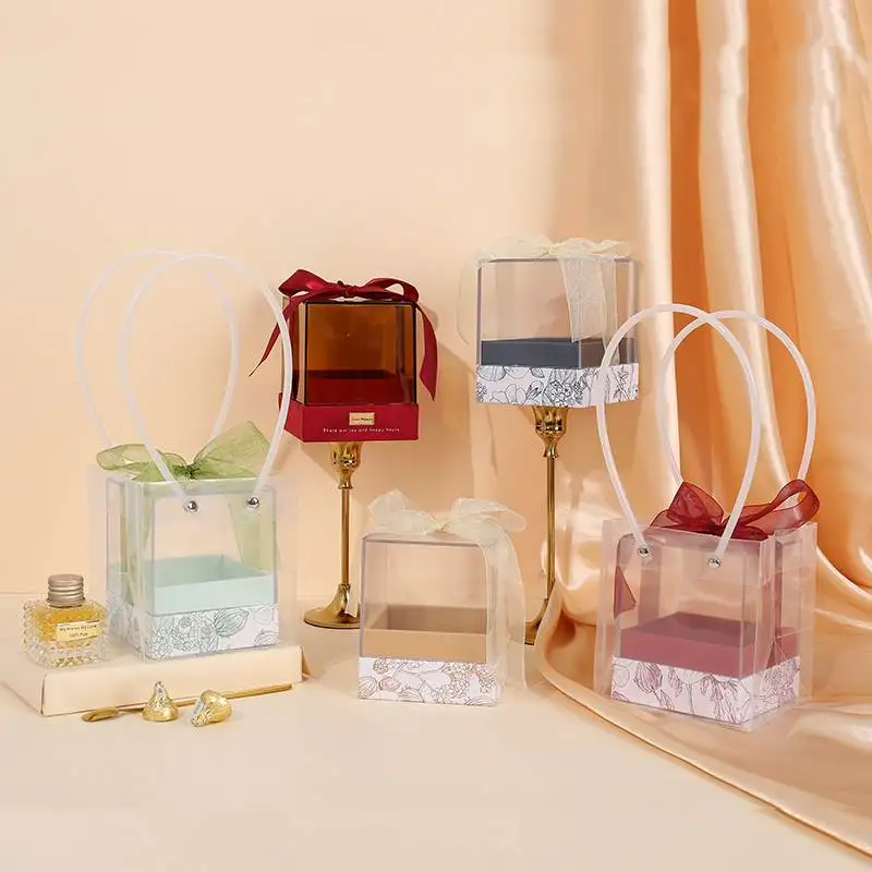 Custom Small Luxury Wedding Paper Box Clear Candy Empty Plastic Packaging With Logo Mini For Kids Acrylic Gift Box