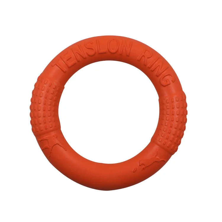 
EVA Interactive Training Ring Dog Toys Pet Outdoor Sports Game Dogs Toy Promotional Plastic Flying Disc 