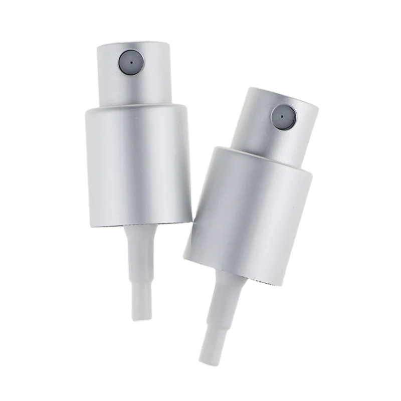 Matte sliver aluminum 18/410 cosmetic perfume mist spray caps