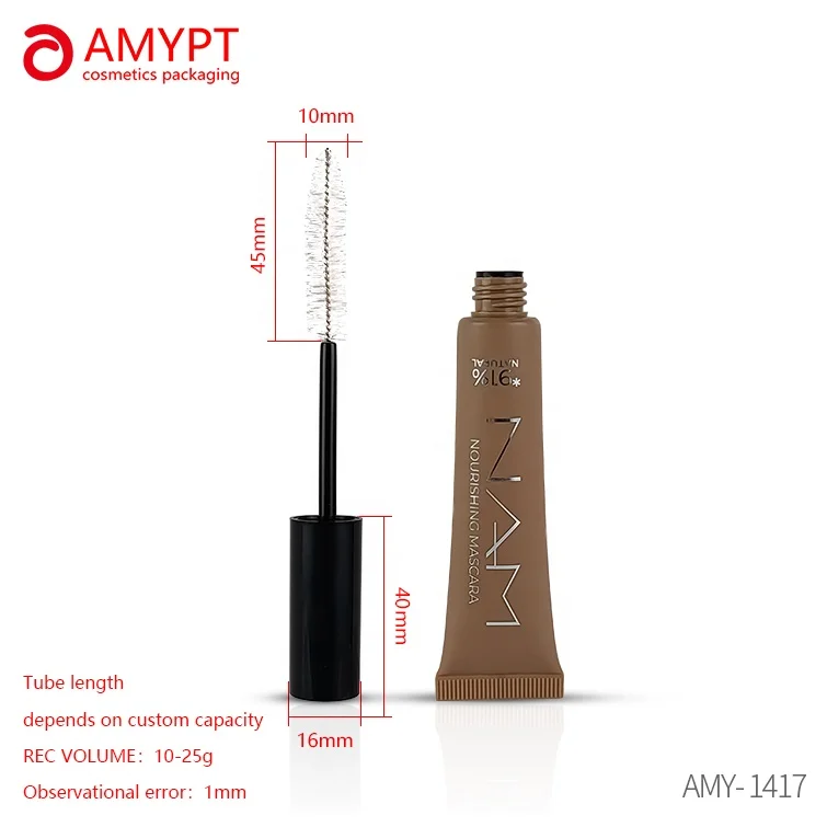 10g 15g 20g 25g Stylish Cosmetic Eye lash Tube PE Eyelash Mascara Repair Serum tube Empty tubes for Mascara