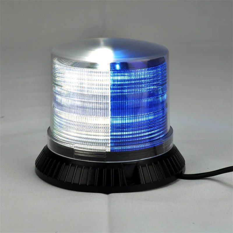 12 volt led beacon Red Blue emergency vehicle strobe lights LED Warning Beacon Light with Magnetic Mount