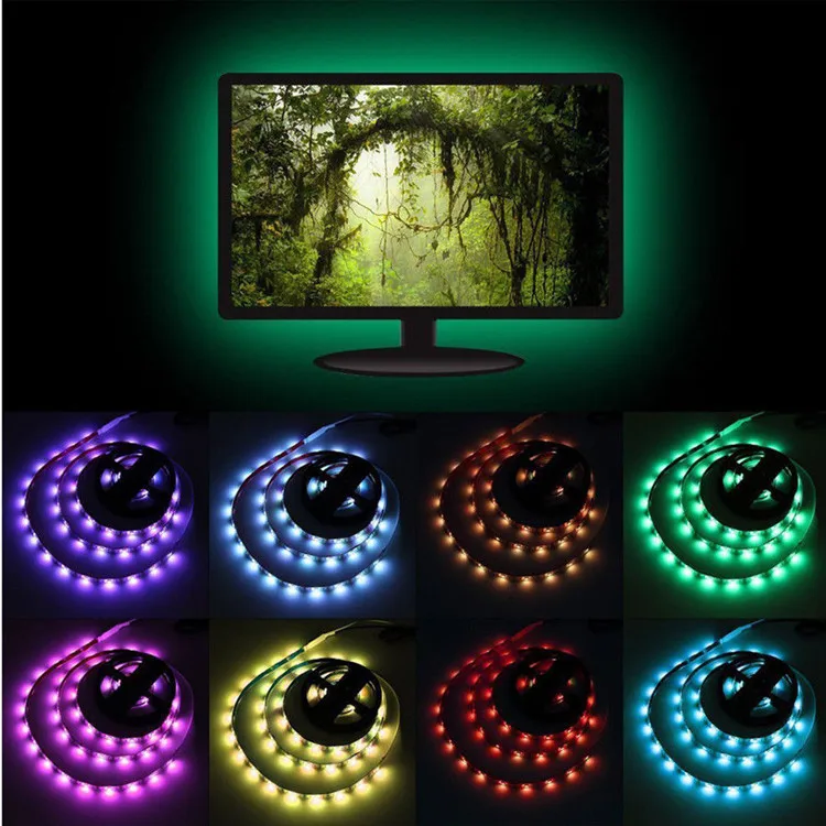3528 2835 60leds/meter IP20 usb led strip light 2835 5V led tv backlight home decoration light