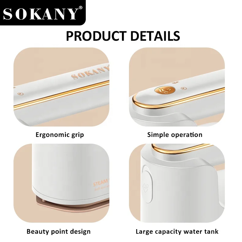 Sokany New High Quality Household Steam Hanging Ironing Machine Handheld Portable Garment Steamers Mini Electric Steam Iron