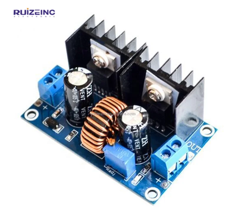 DC4-40v для DC1.25-36v 8A 200w Регулируемый XL4016 XL4016E1 DC-DC регуляторы постоянного напряжения понижающий