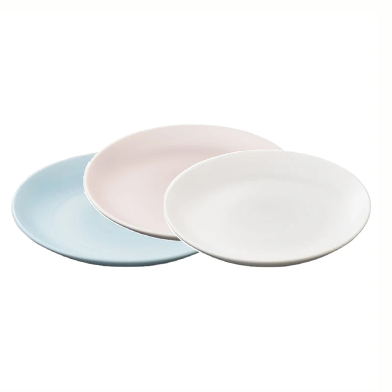 Simple design Japan ceramic high quality hotel tableware dinner plate