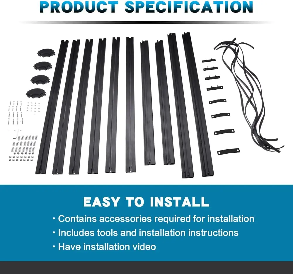 Aluminum Roof Rack Carrier Luggage Platform for Jeep Wrangler JL 2 door & 4 door