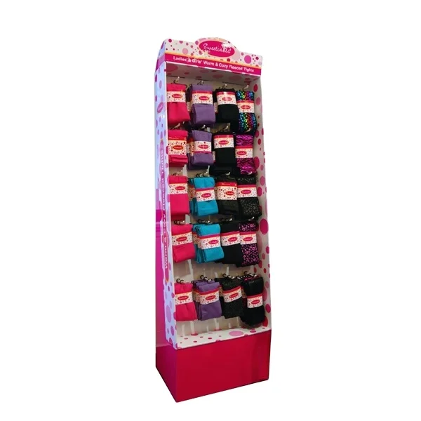 Garment Shop Retail Hanging Kid Sock Display Fixture/socks Display Rack/cardboard Socks Display Stands