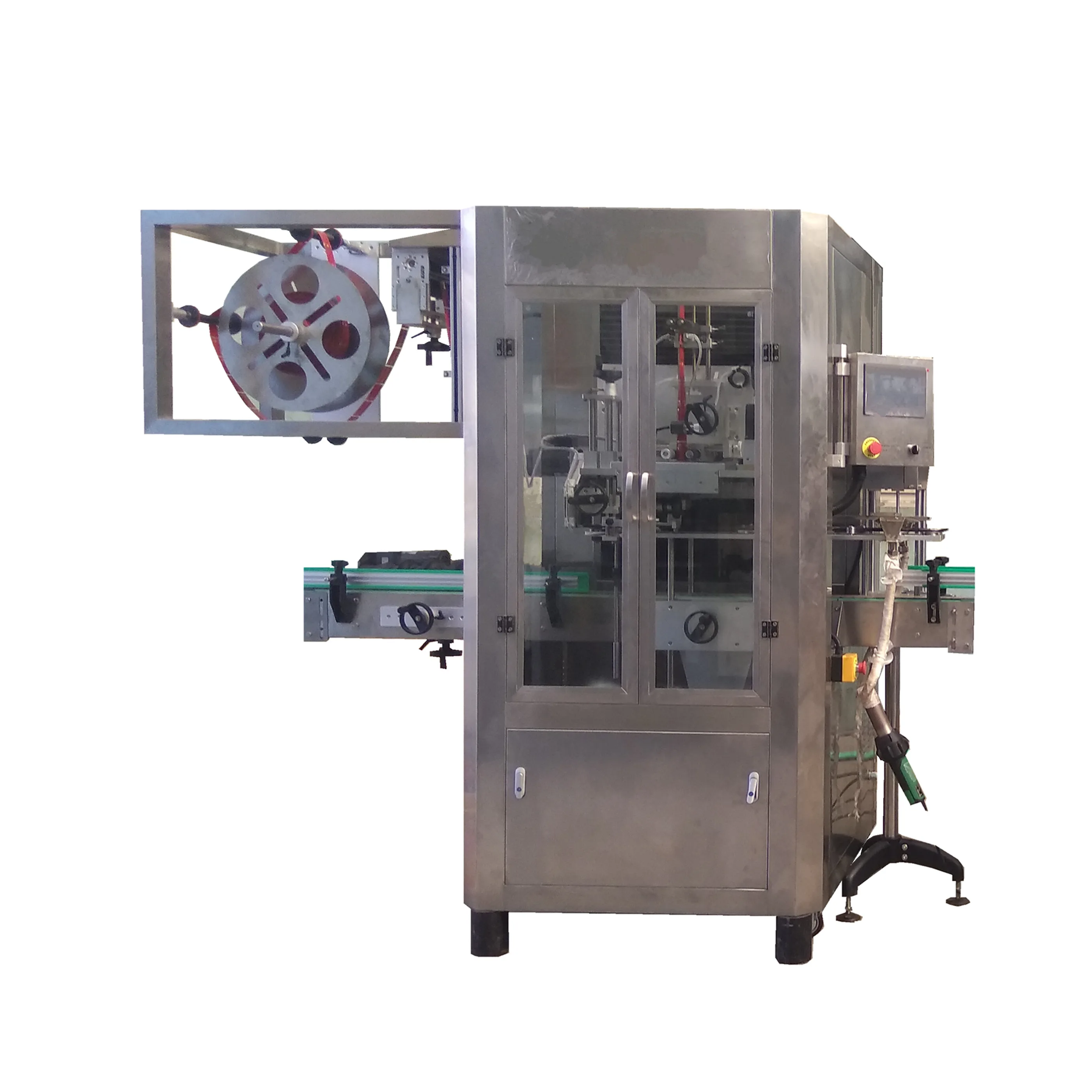 
Automatic Plastic Drink Bottle Shrink Sleeve Labeling Machine Yogurt Cups Sleeve Labeler 