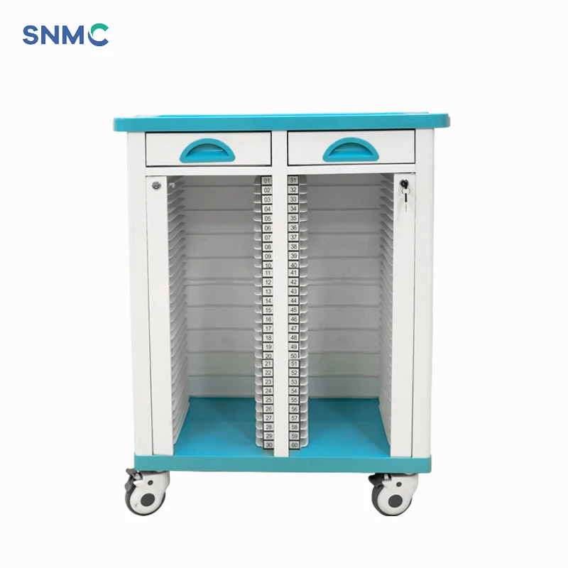 Hospital equipment folder box trolley Holder Records Medical Trolley