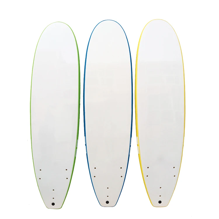 China wholesale fish blank oem eps fiberglass foam longboard soft top epoxy surfboard