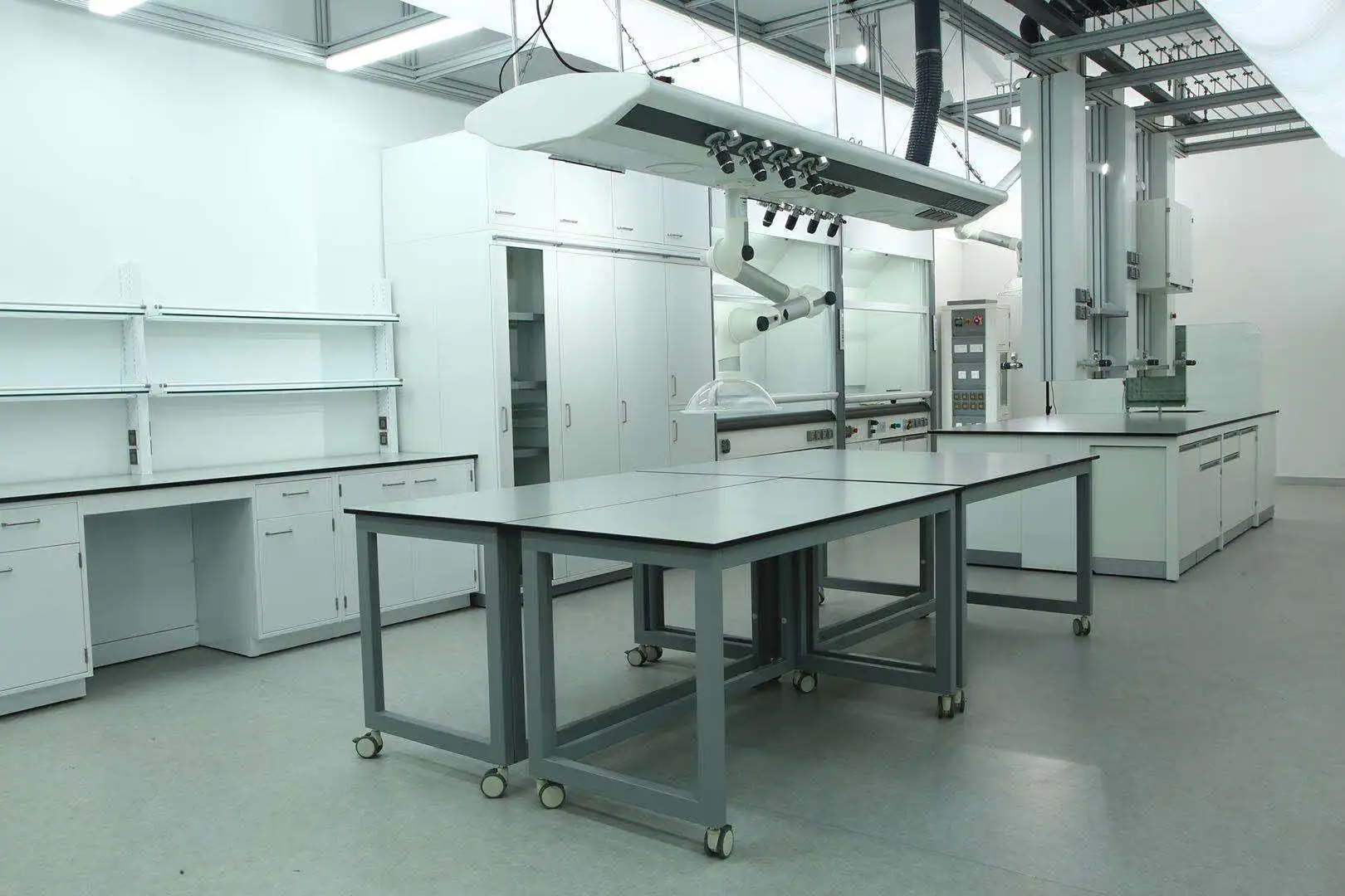 Commercial furniture pharmaceutical laboratory bench chemistry wall table esd lab workstations