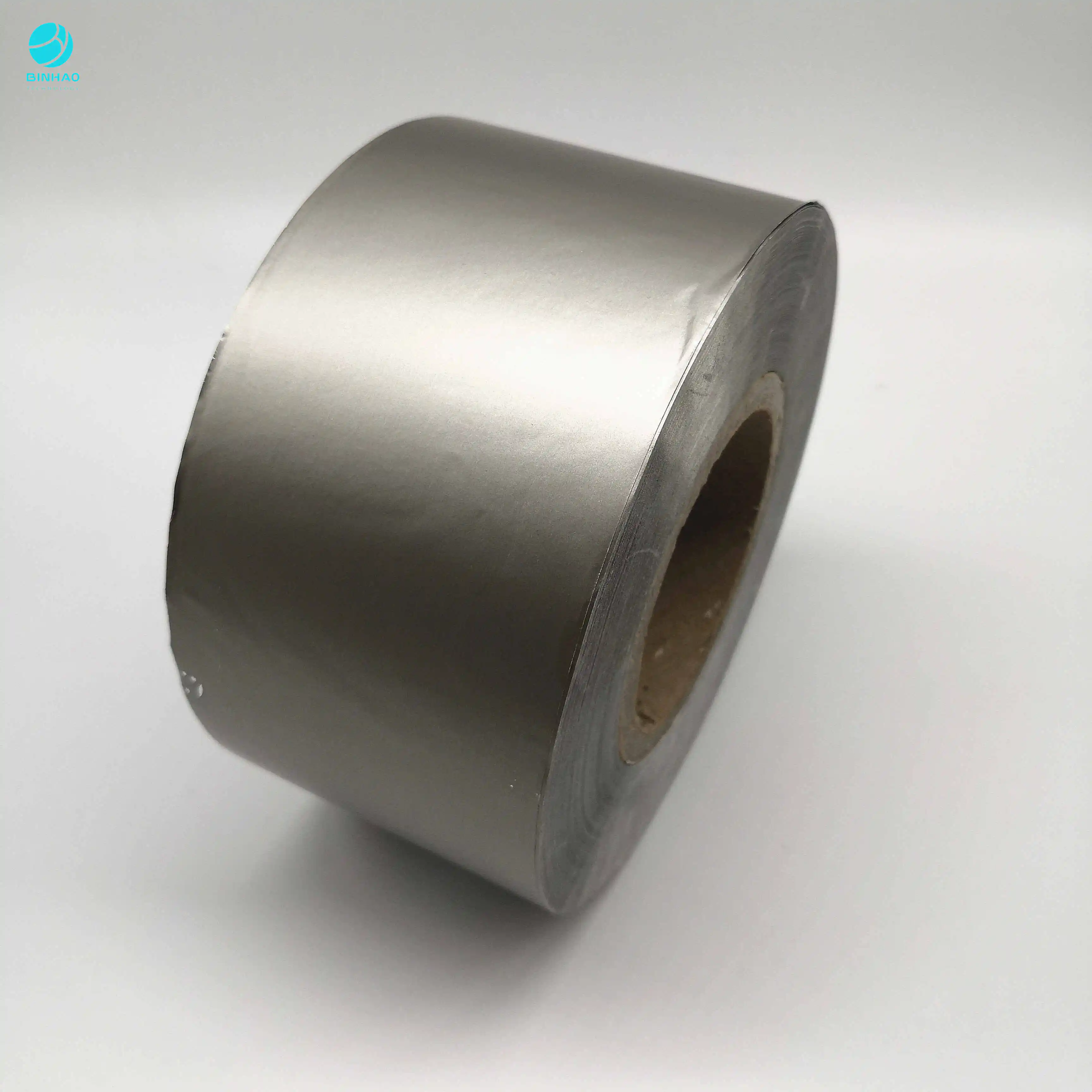 Silver Aluminum Foil Paper For Custom Use In High Speed Machinery HLP