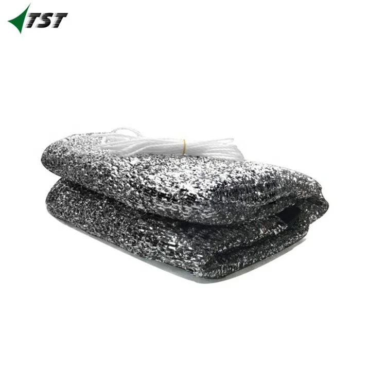 80% HDPE aluminum silver plastic garden sun shade netting for car parking (3*3m)