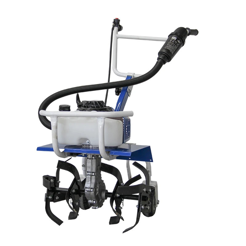 FUMAI 63CC two stroke agriculture horticulture mini power tiller machine ploughing machine mini weeder tiller