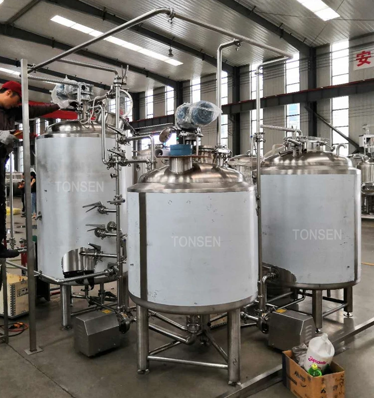  3bbl 5bbl 7bbl 10bbl оборудование для пивоварни из нержавеющей стали проект под ключ с паровой курткой