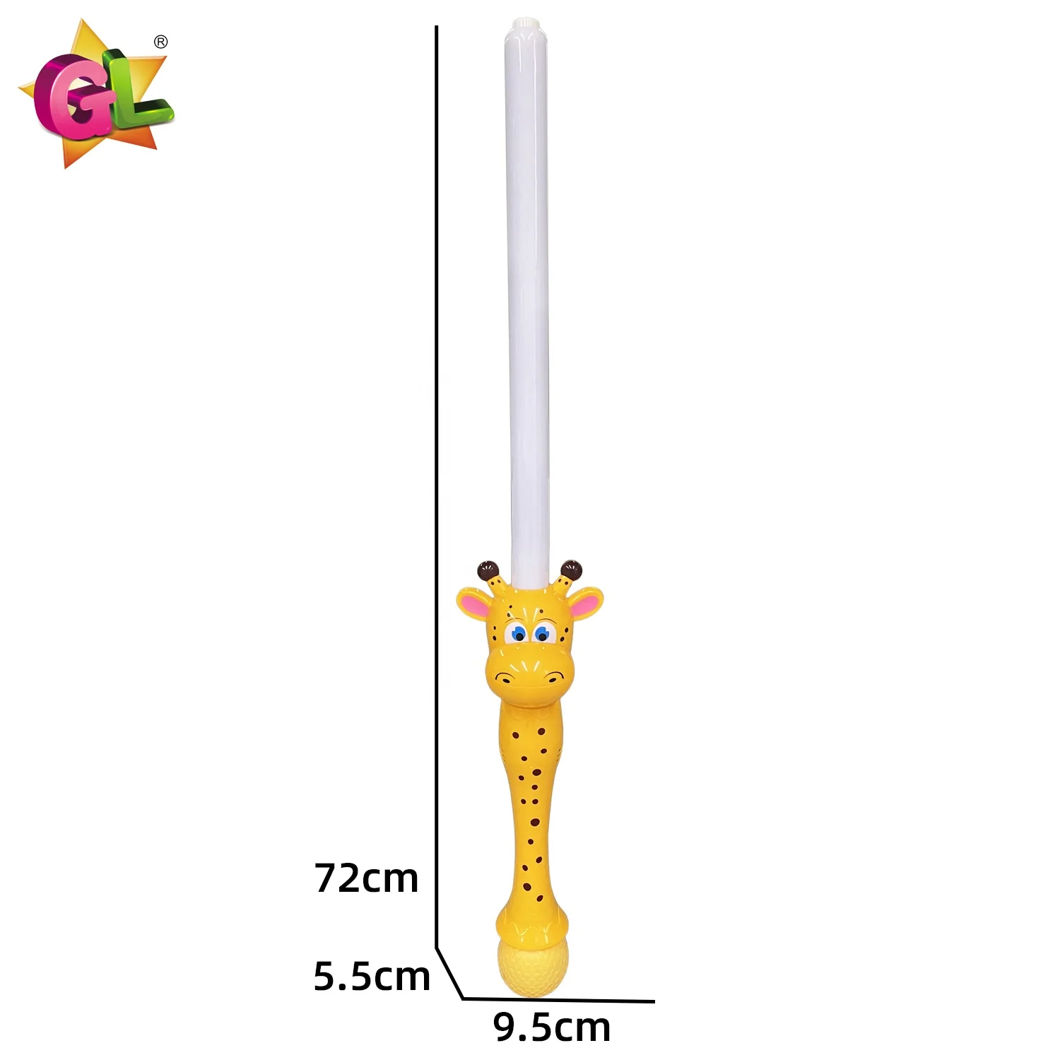 Light Up Bubble Toys Led Giraffe bubble wand with sound electric bubble gun for kids summer outdoor toys