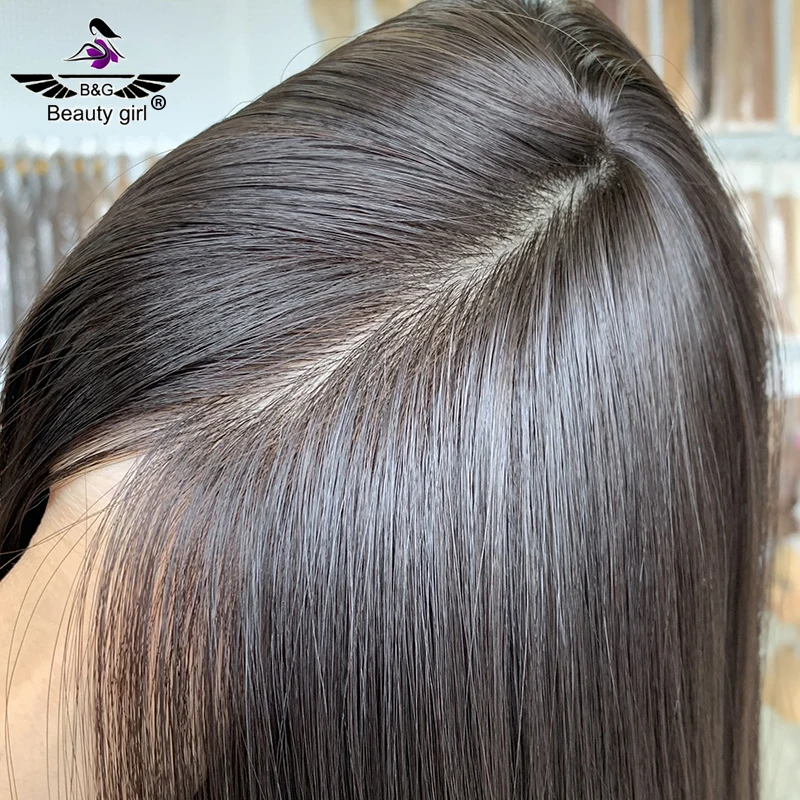 Natural Forehead Hairline Toupees For Women Pu Glue For Hair Toppers Balayage Skin Base Injection Toupee