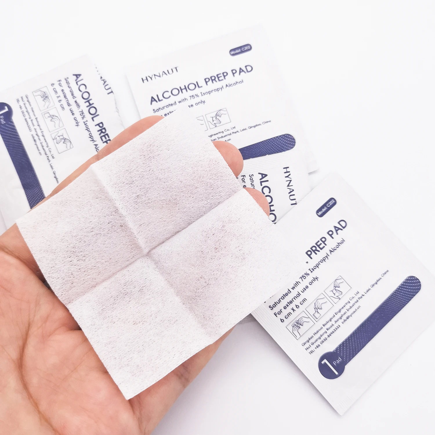 Alcohol prep pad alcohol wipes OEM your logo manufacture directly supply