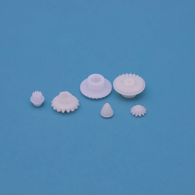 Низкая цена, Высококачественная коническая шестерня из пластика, шестерня белого цвета