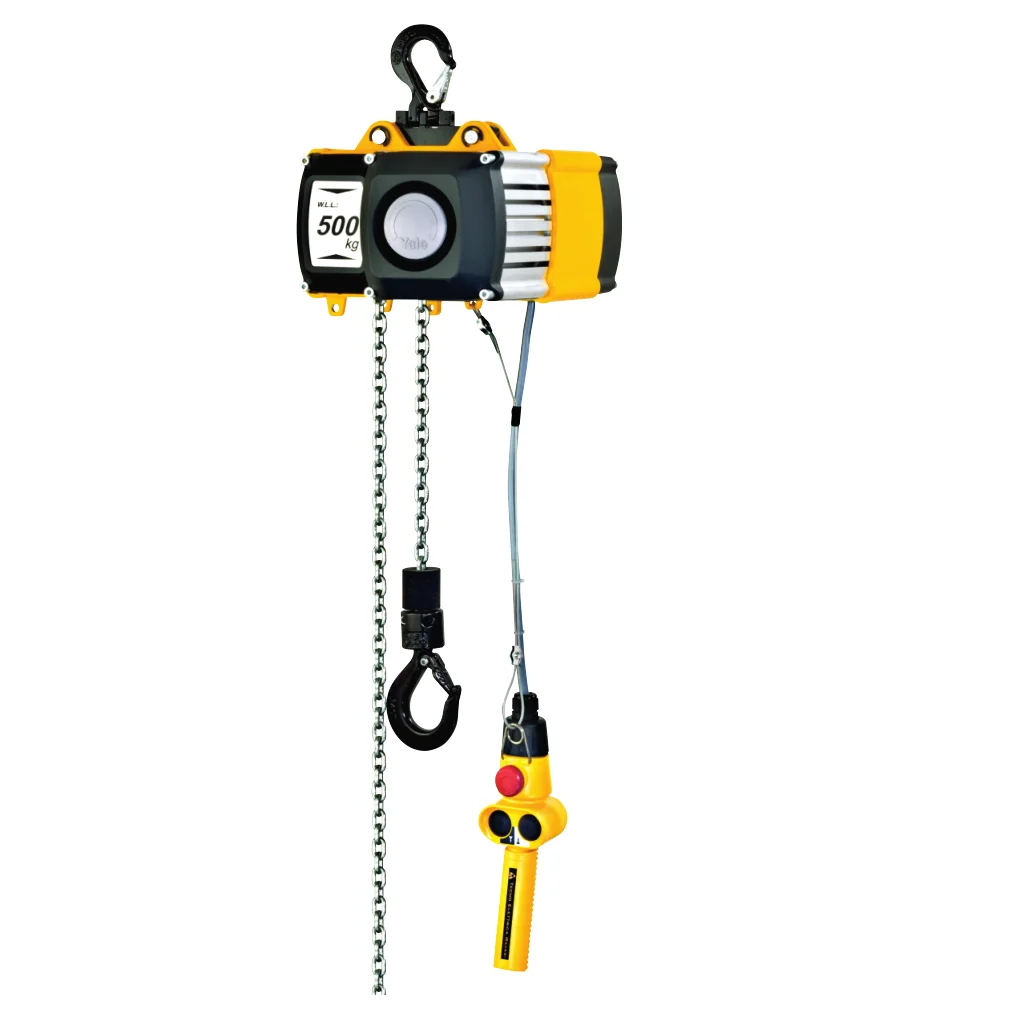 High technology Yale  CPVF electric motor lifting chain hoist price equipment 1 ton 2 ton 5 ton