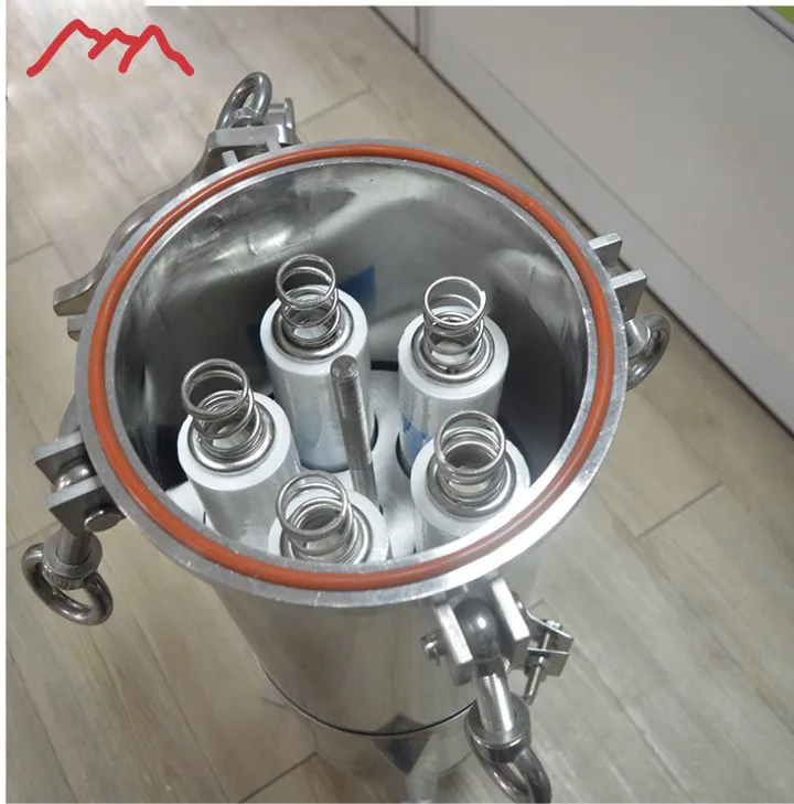 Liquid Filtration Stainless Steel Bag/Precision Filter Housing Multi/Single Cartridge Filter Housing