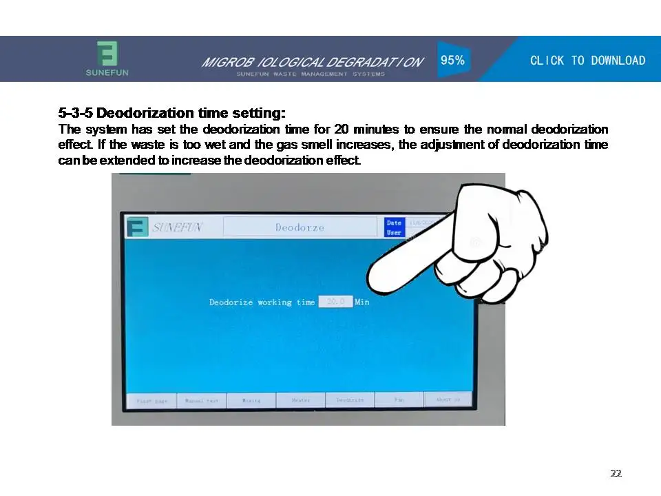 30KG automatic food waste disposal, organic waste decompose machine
