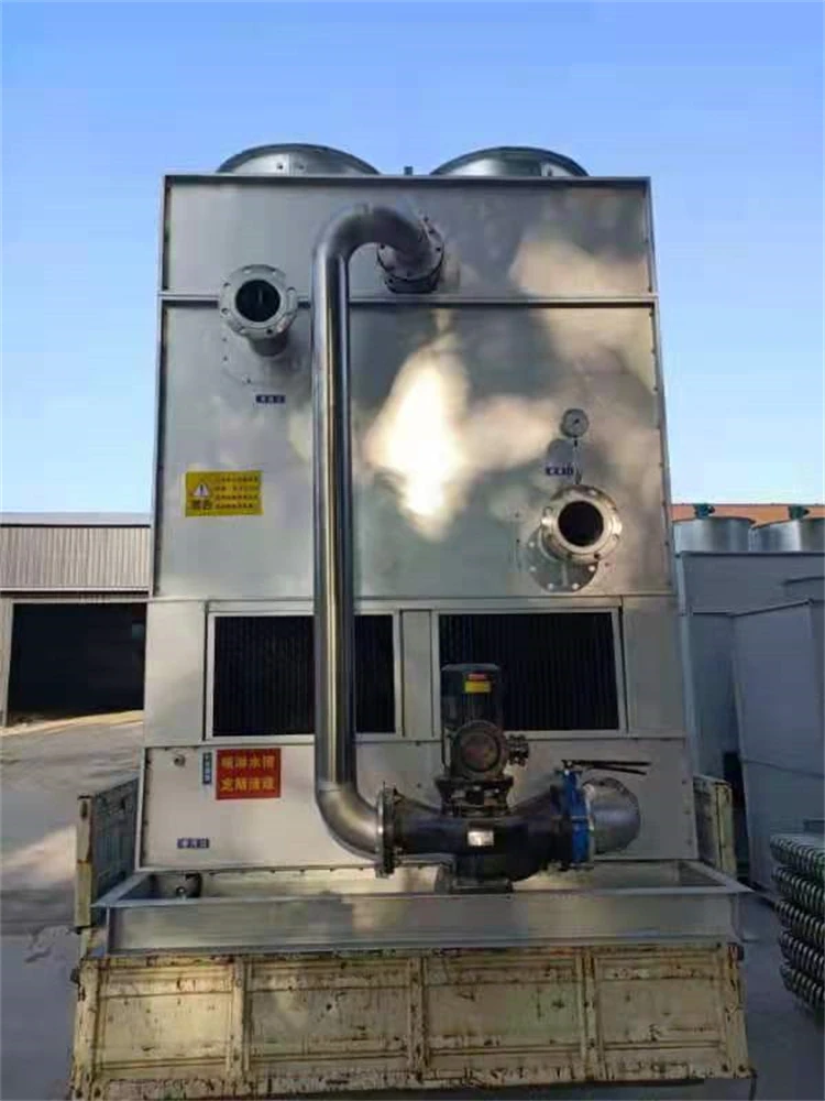 Hot Sale Copper Coil Ss304 Metal Evaporative Frp Industrial Closed Cooling Tower