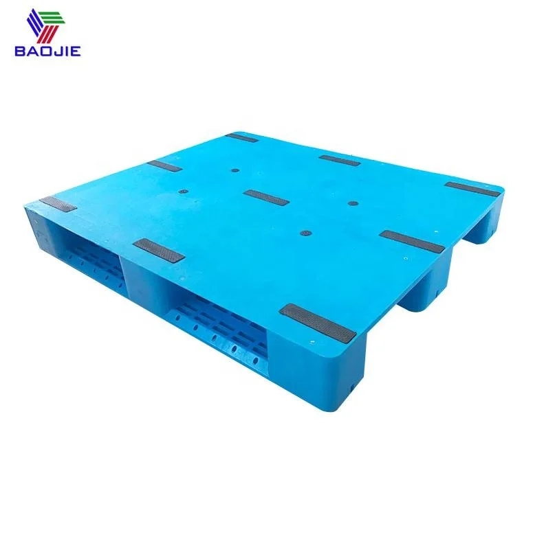 Горячая распродажа, заводская цена, закрытый настил с тремя направляющими из полиэтилена HDPE, пластиковый поддон
