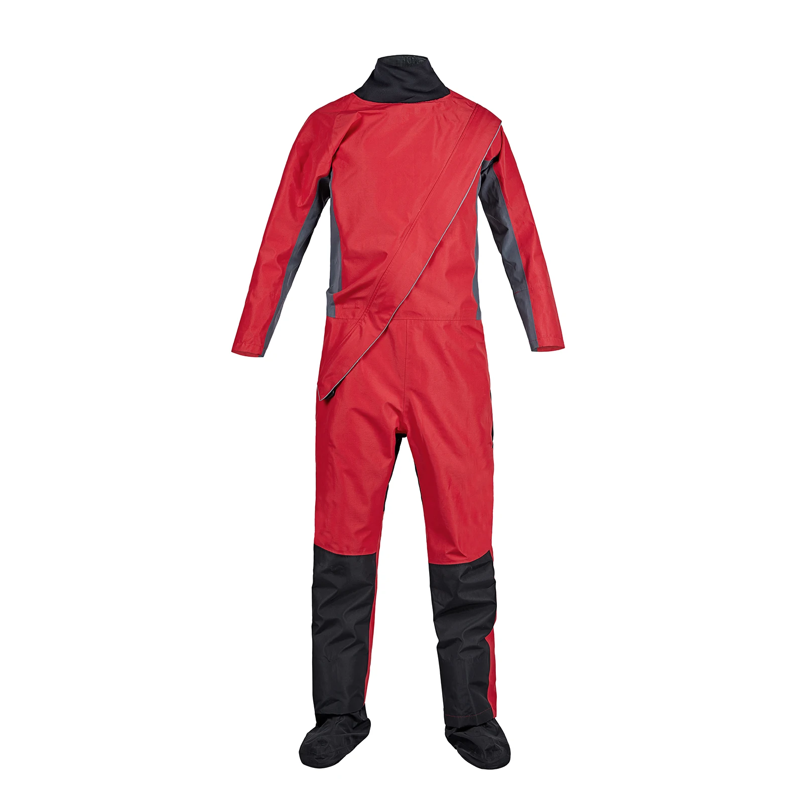 The latest custom polyester 3.0 layer dry suit waterproof breathable dry suit men kayaking adventure paddling fishing drift dry