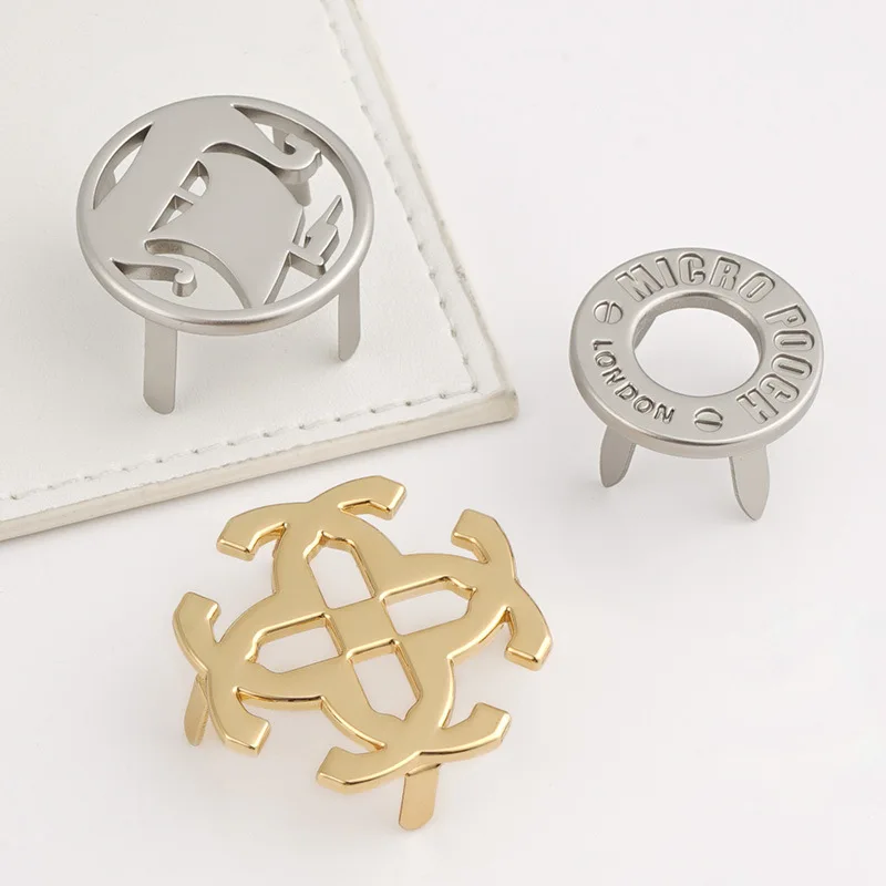 Custom Logo Maker Handbag Metal Label Metal Perfume Bottle Square Plate Aluminium Sticker Decorative Accessories Nameplate