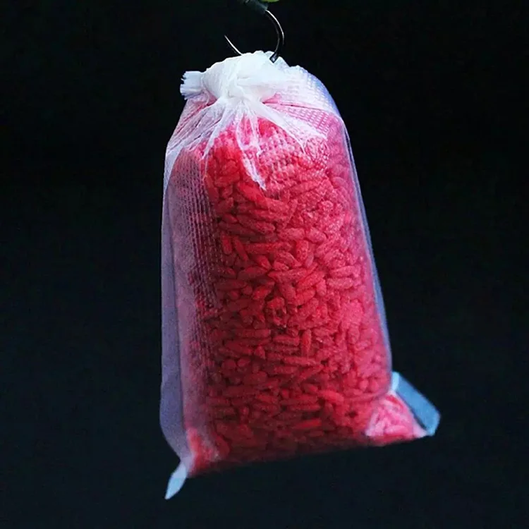 factory wholesale  7*14mm PVA bag for carp fishing homing bait