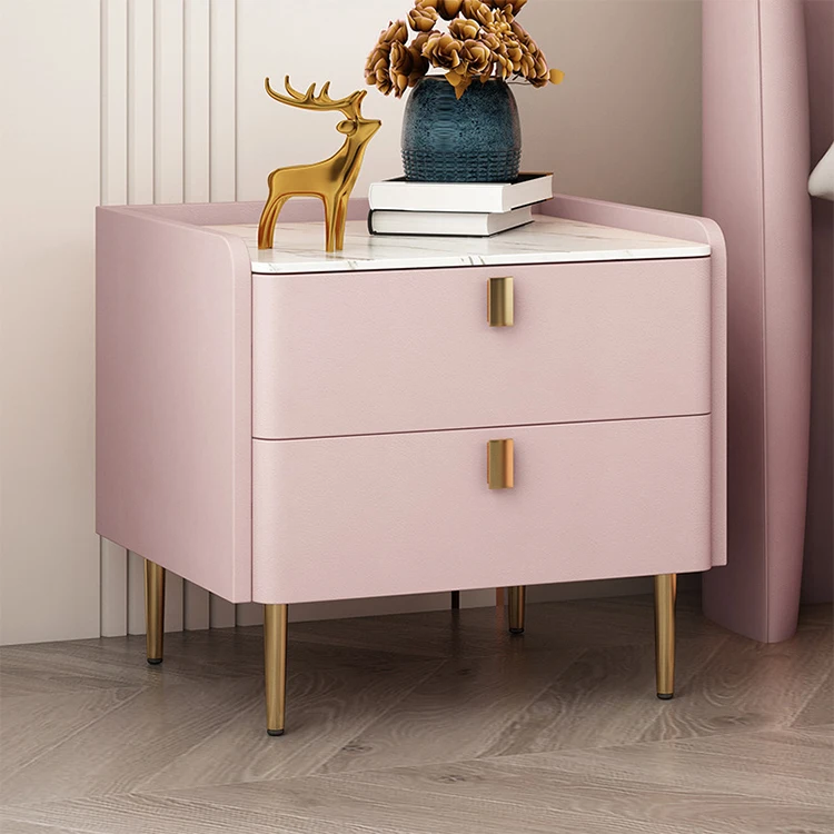 Kainice customized wood nightstand table scratch resistant side board cabinet bedside cabinet for bedroom