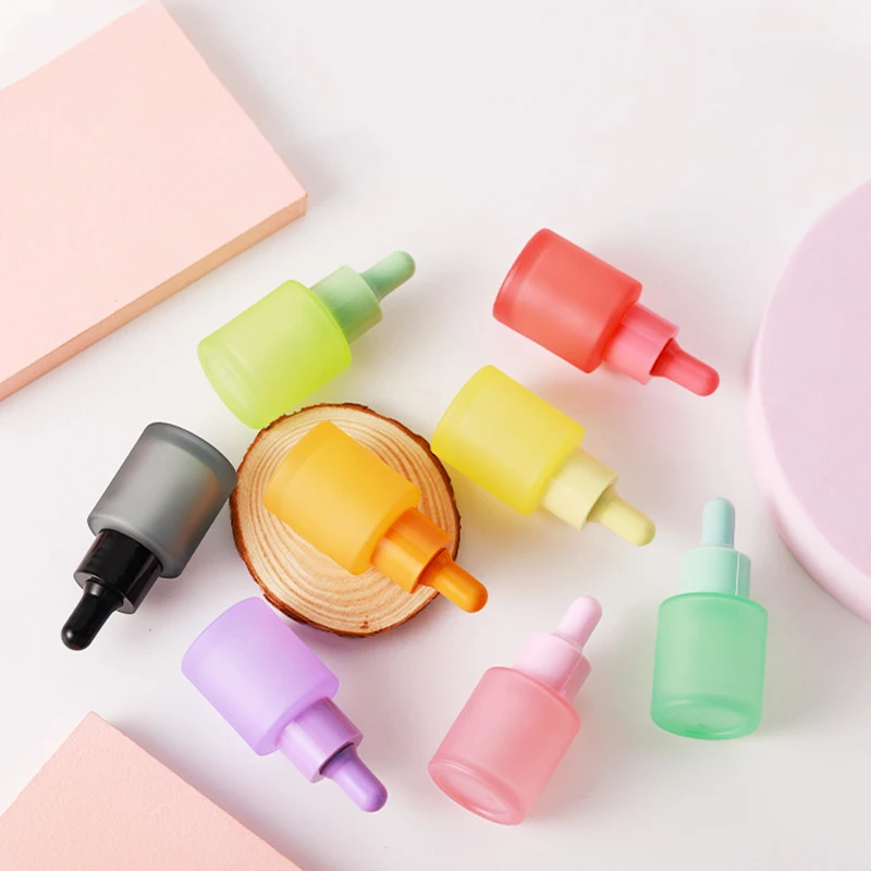 20ml Flat Shoulder Glass Dropper Bottle Container For Essential Oil Bottle