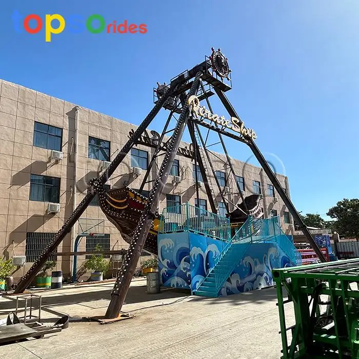 2024 Outdoor Amusement Equipment 40 Person Pirate Ship Rides For Sale