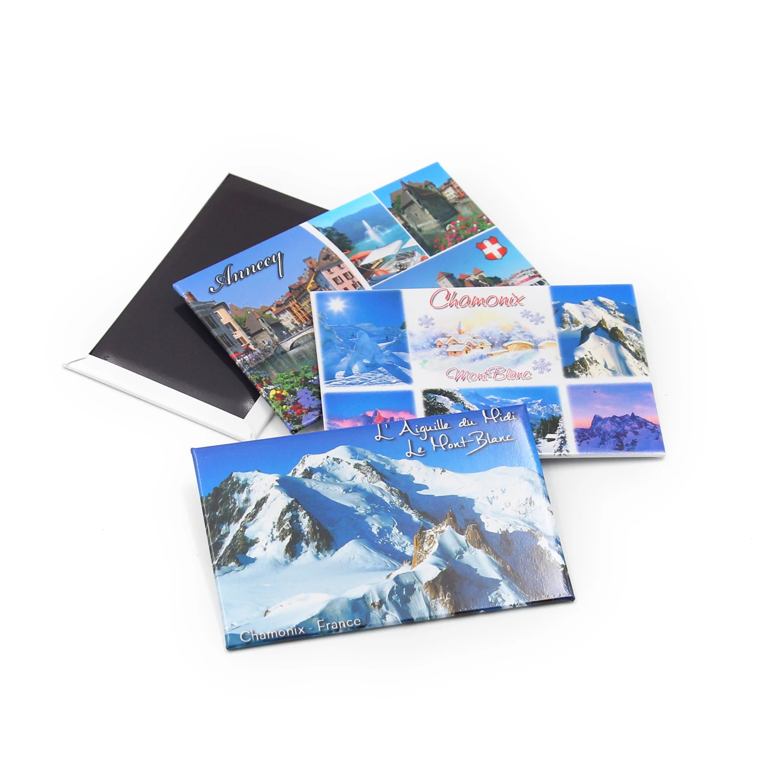 2024 Newest France Country City Name Fridge Magnet Tourist Souvenir Tin Plate Fridge Magnet Customized