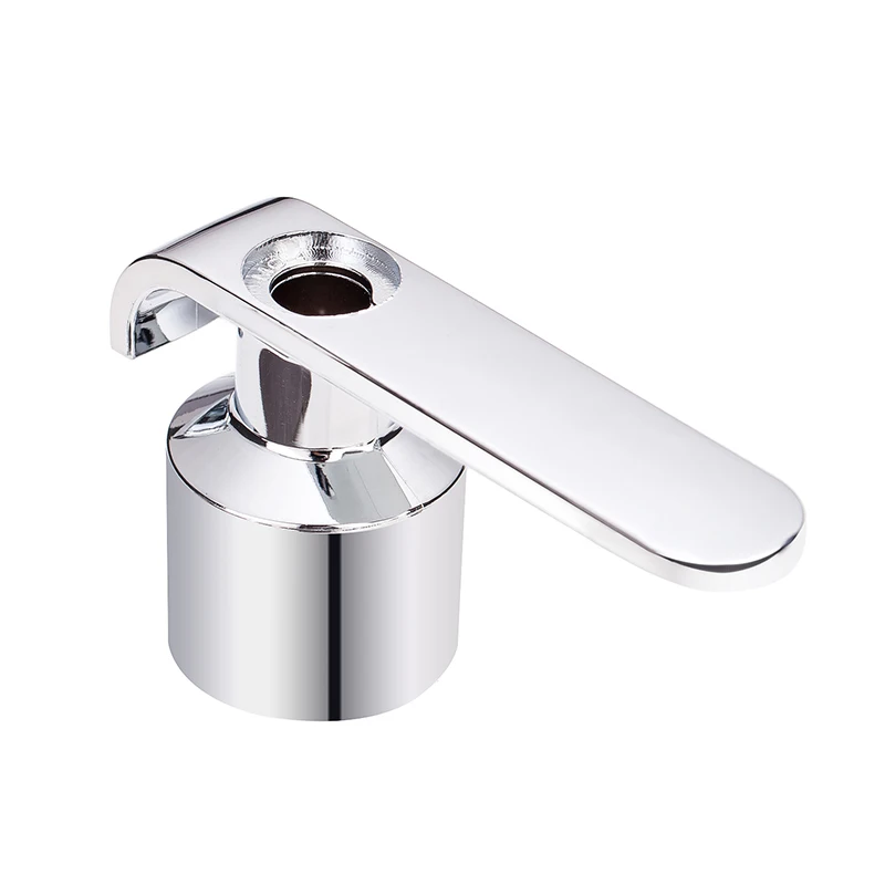 Chrome Faucet Angle Valve Accessories ABS Plastic With Iron Handle  Bathroom Accessories High Quality Parts