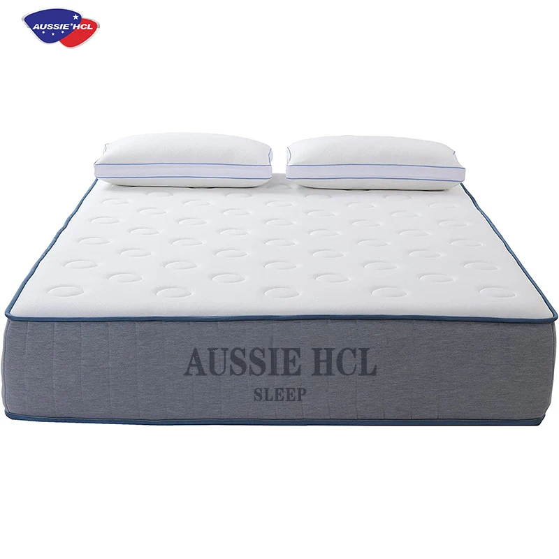 roll in box 10 Inch Gel Memory Foam Mattress with Individual Pocket Springs king Hybrid Mattress