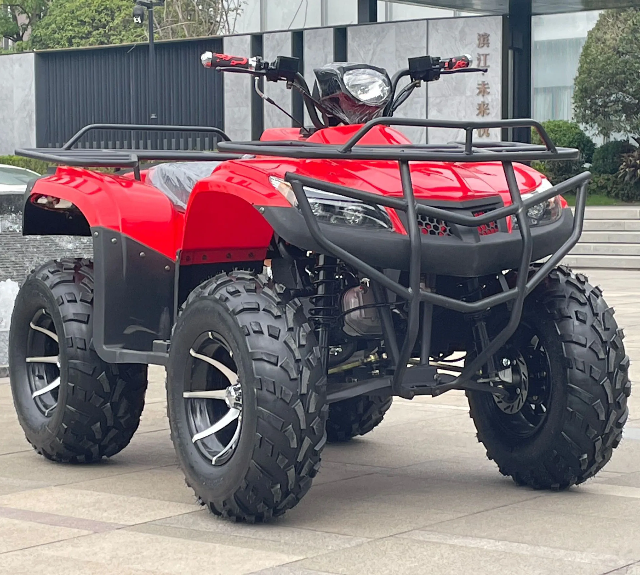 grass cutter tow behind pneumatic atv 21x7-10 farm vehicle 4x4 electric wheels and tires 32inch