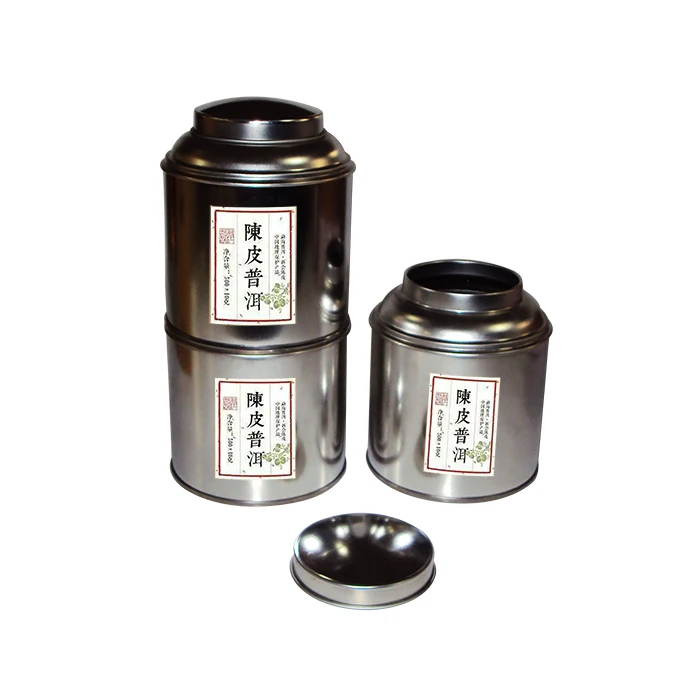 Недорогие чайные банки на заказ, Прямая поставка с завода, цилиндрическая жестяная коробка для чая, штабелируемые большие чайные банки