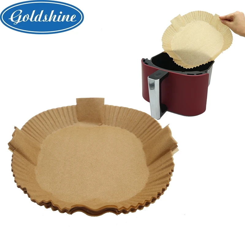 50PCS 7.9In Square Non-Stick Insert Air Fryer Disposable Parchment Paper Liners Cooking Baking Roasting Filter Sheet