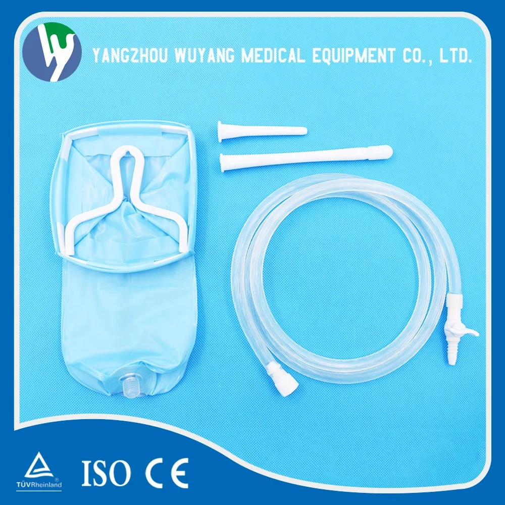 Hot sale Reusable Intestinal Douche/Enema Bag/Medi Grade Home Enema Bag Colonic Irrigation Kit disposable Detox Douche