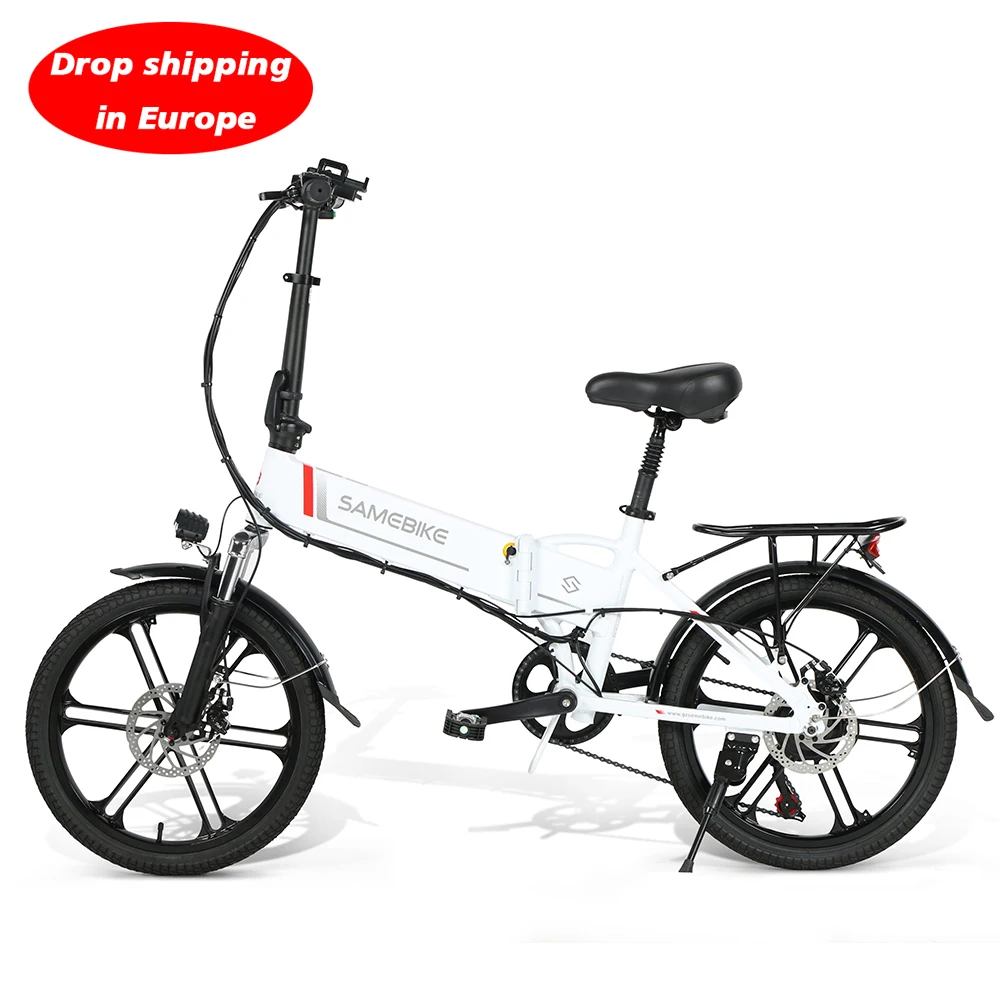 Samebike European warehouse stock portable electric bike/electric bicycle/mini folding e-bike/ebike