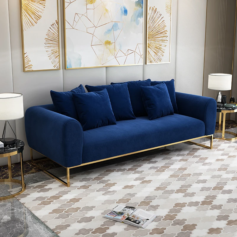 Фланелевый современный диван для отдыха в гостиной современный простой дизайн диван мебель для гостиной