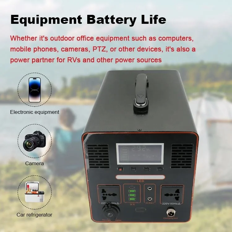 Lifepo4 Battery Solar Panel 1080Wh 1000W Ac Outlets Solar Generator Portable Power Station