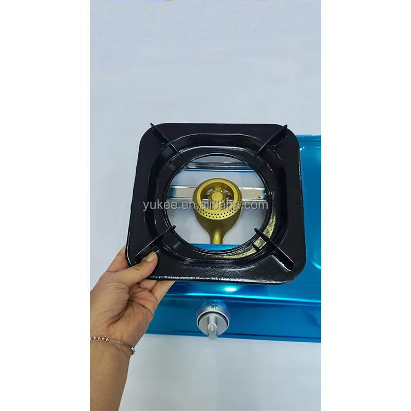 Philippines Market  Low Cost Factory supply stainless steel table top honeycomb 2 burner gas stove